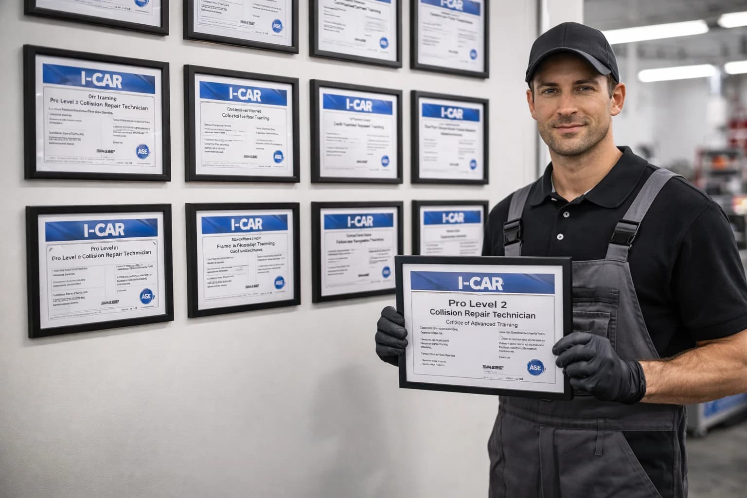 I-CAR Certified Technicians at JA Collision