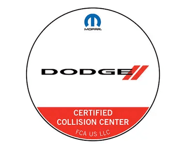 Dodge Certified Collision Center logo