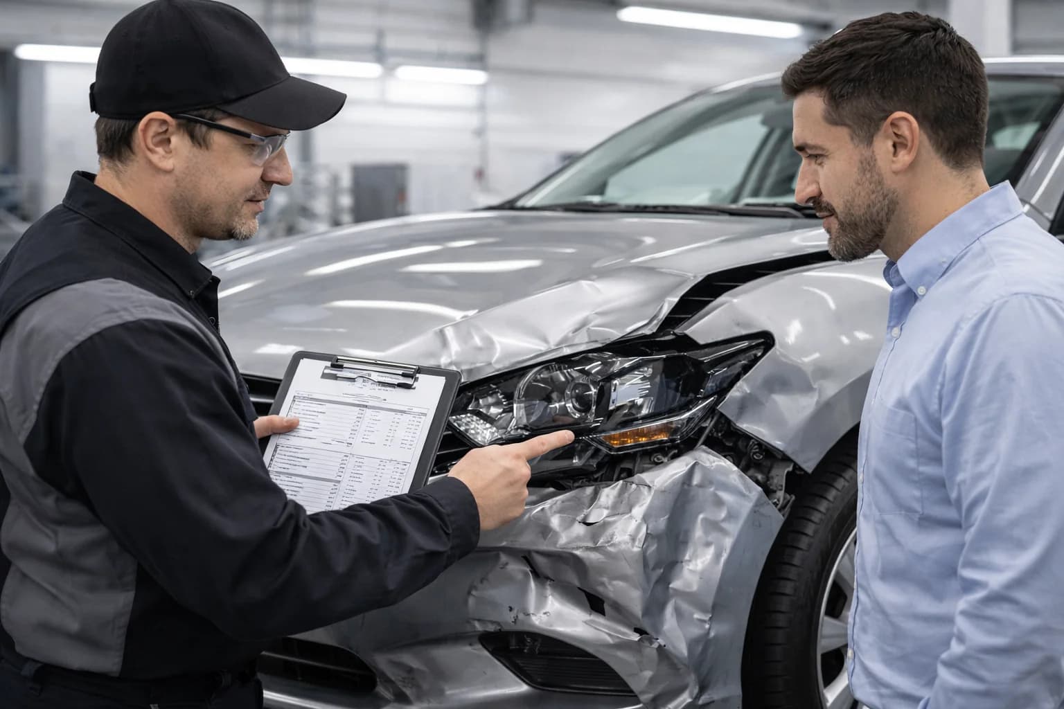 Free detailed damage assessment and estimate at JA Collision