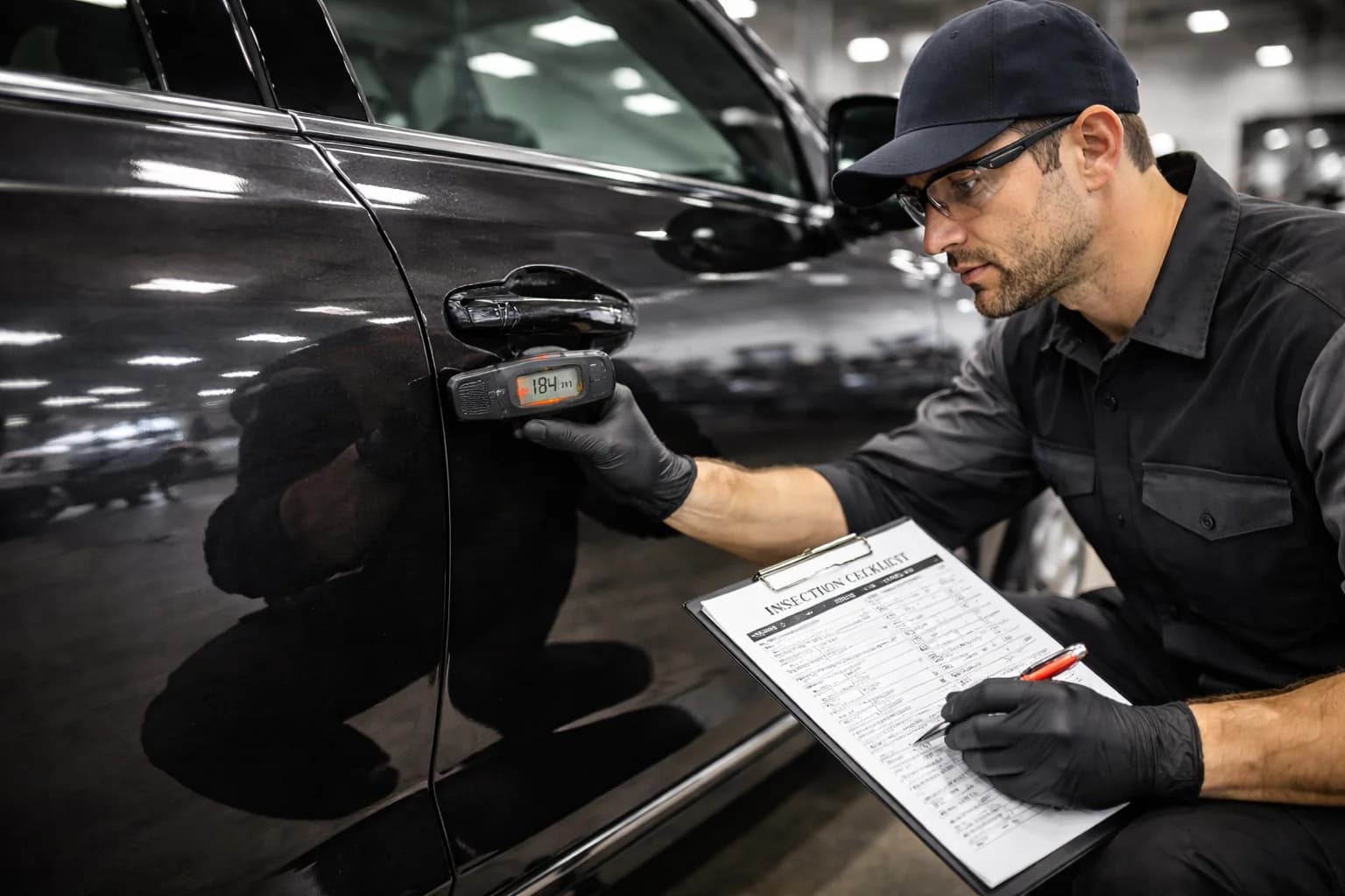 Quality control inspection ensuring perfect restoration